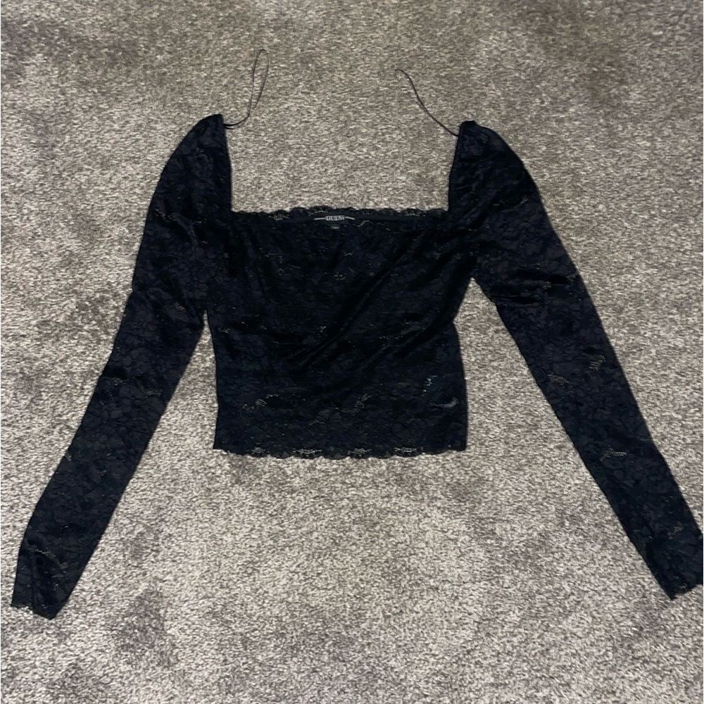 Guess Lace Long-sleeve Top size xs never worn